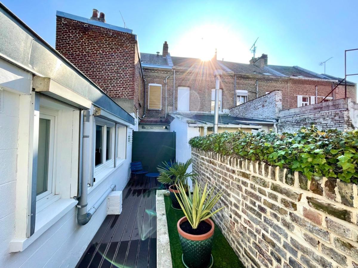 Soleil Levant - T2 Avec Terrasse Proche Gare Amiens Zewnętrze zdjęcie